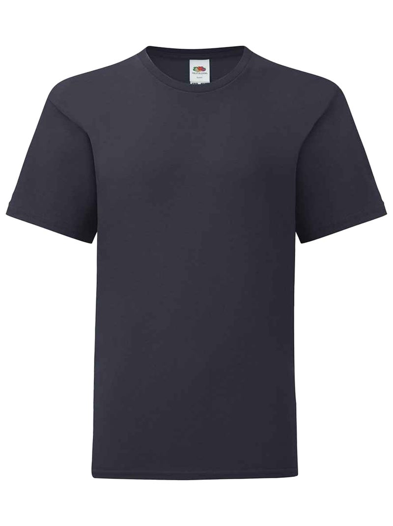 FruÇa of the Loom - T-shirt ICONIC Bleu nuit - Kiabi