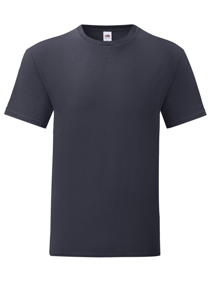 FruÇa of the Loom - T-shirt ICONIC Bleu nuit - Kiabi
