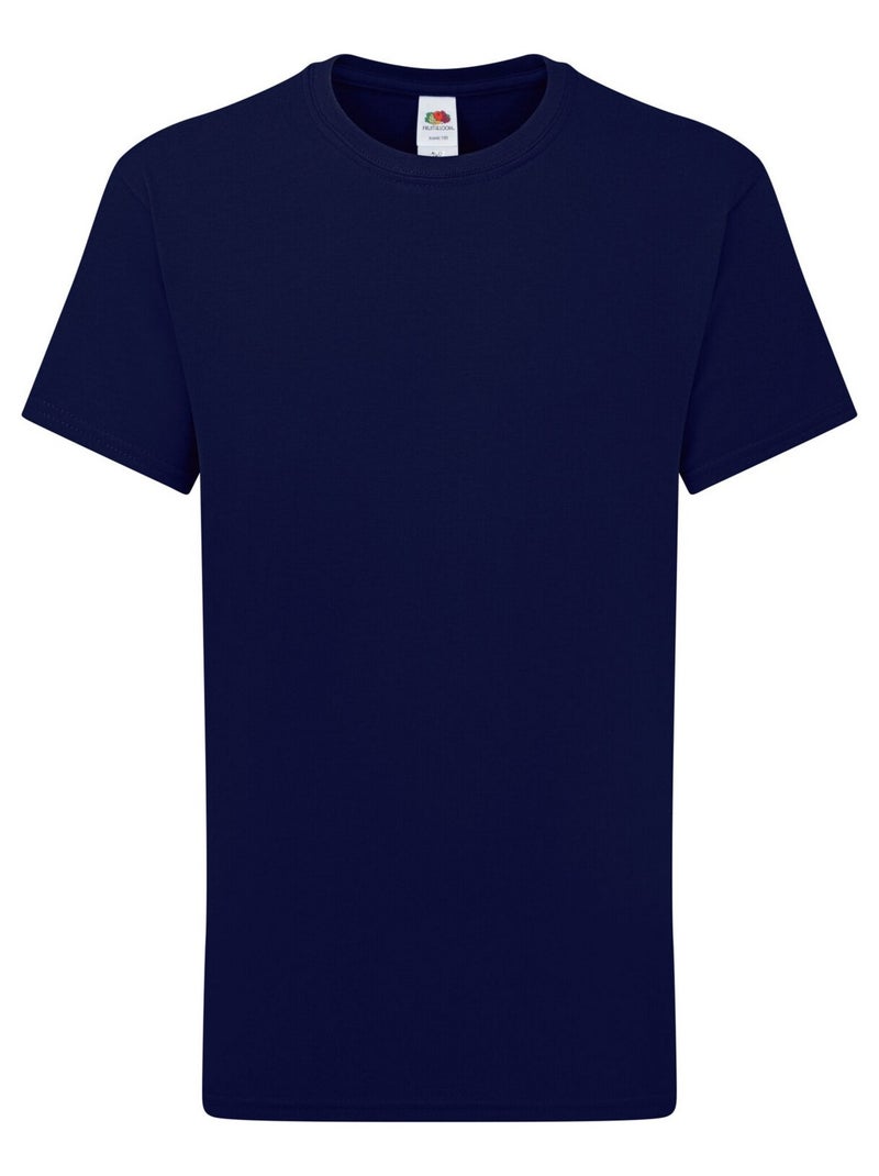 FruÇa of the Loom - T-shirt ICONIC Bleu nuit - Kiabi