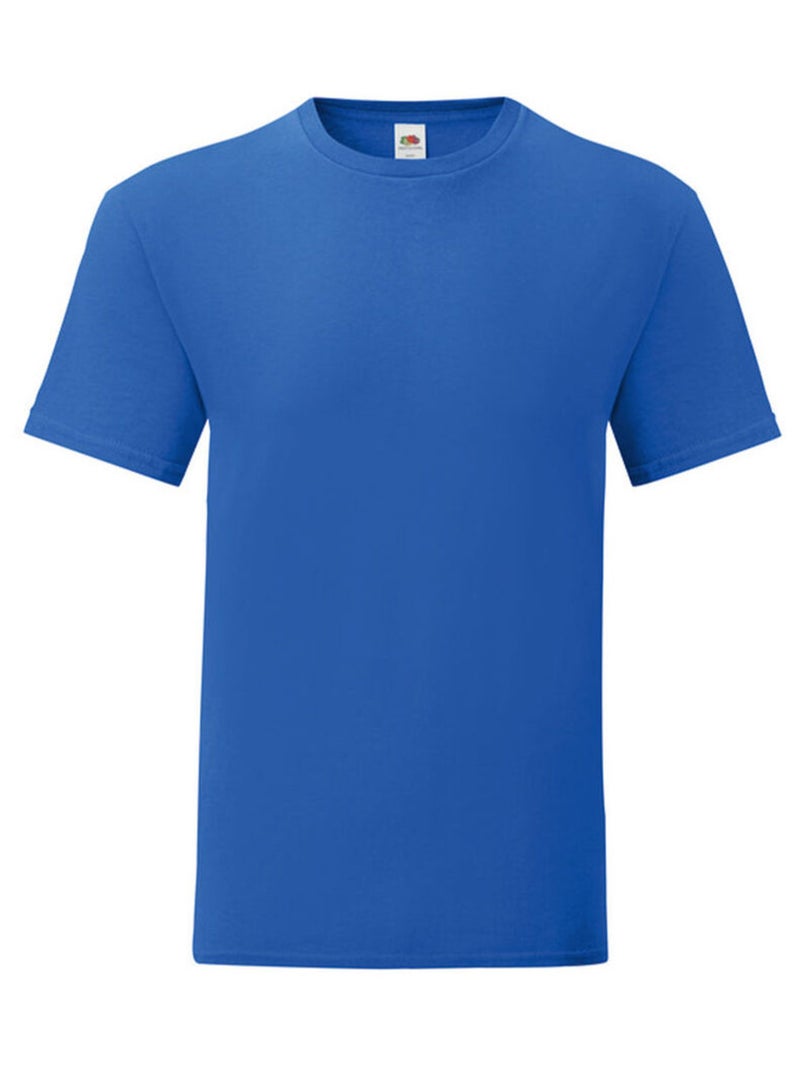FruÇa of the Loom - T-shirt ICONIC Bleu roi - Kiabi