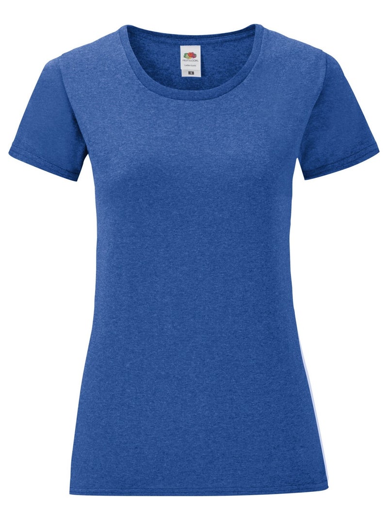FruÇa of the Loom - T-shirt ICONIC Bleu roi - Kiabi