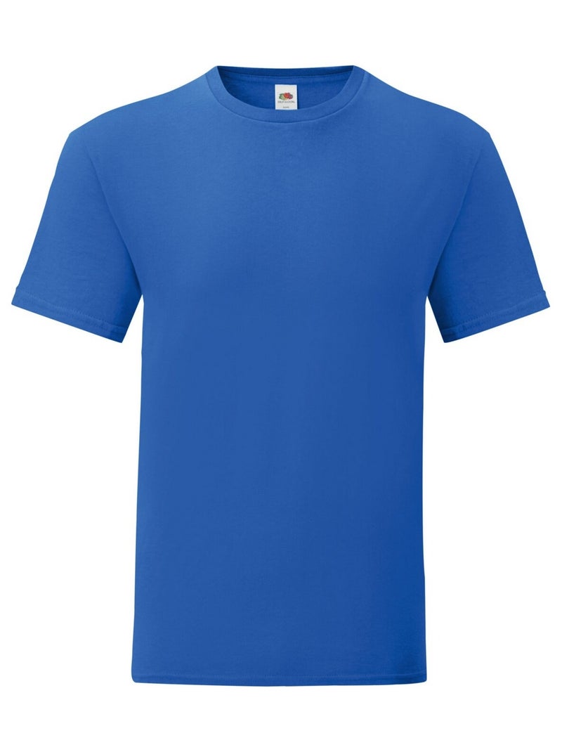 FruÇa of the Loom - T-shirt ICONIC Bleu roi - Kiabi