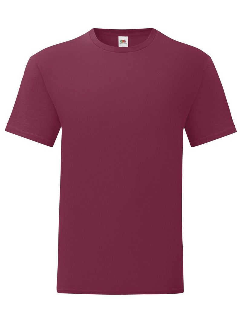 FruÇa of the Loom - T-shirt ICONIC Bordeaux - Kiabi