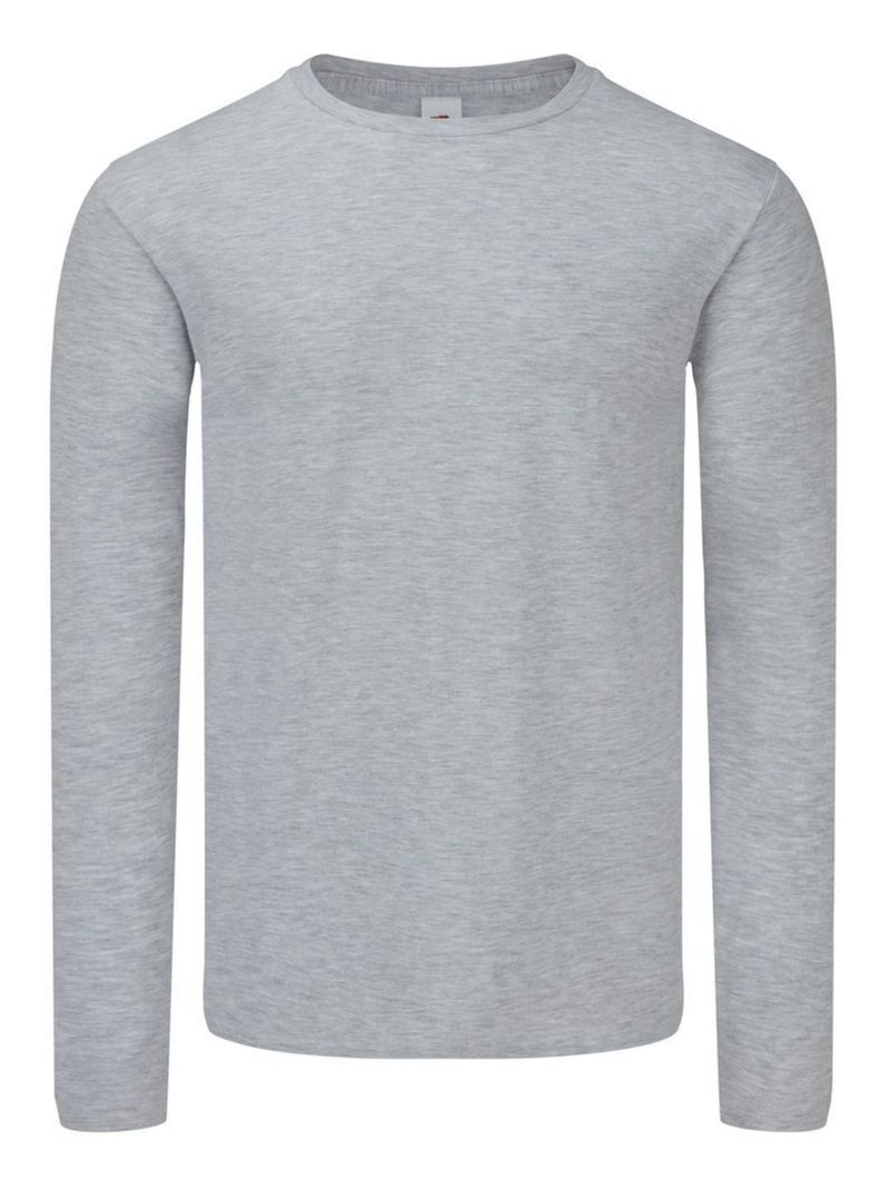 FruÇa of the Loom - T-shirt ICONIC Gris chiné - Kiabi