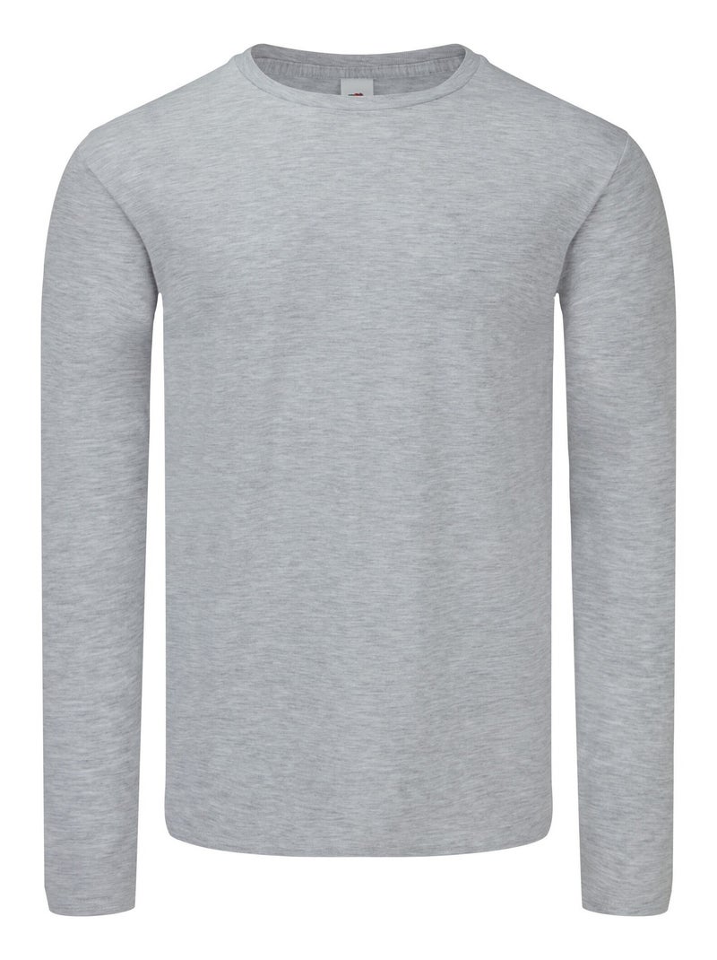 FruÇa of the Loom - T-shirt ICONIC Gris chiné - Kiabi