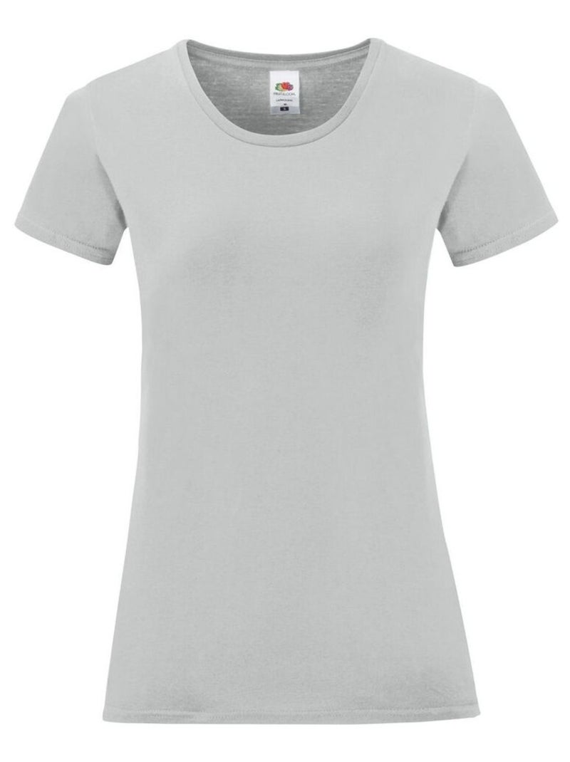 FruÇa of the Loom - T-shirt ICONIC Gris clair - Kiabi