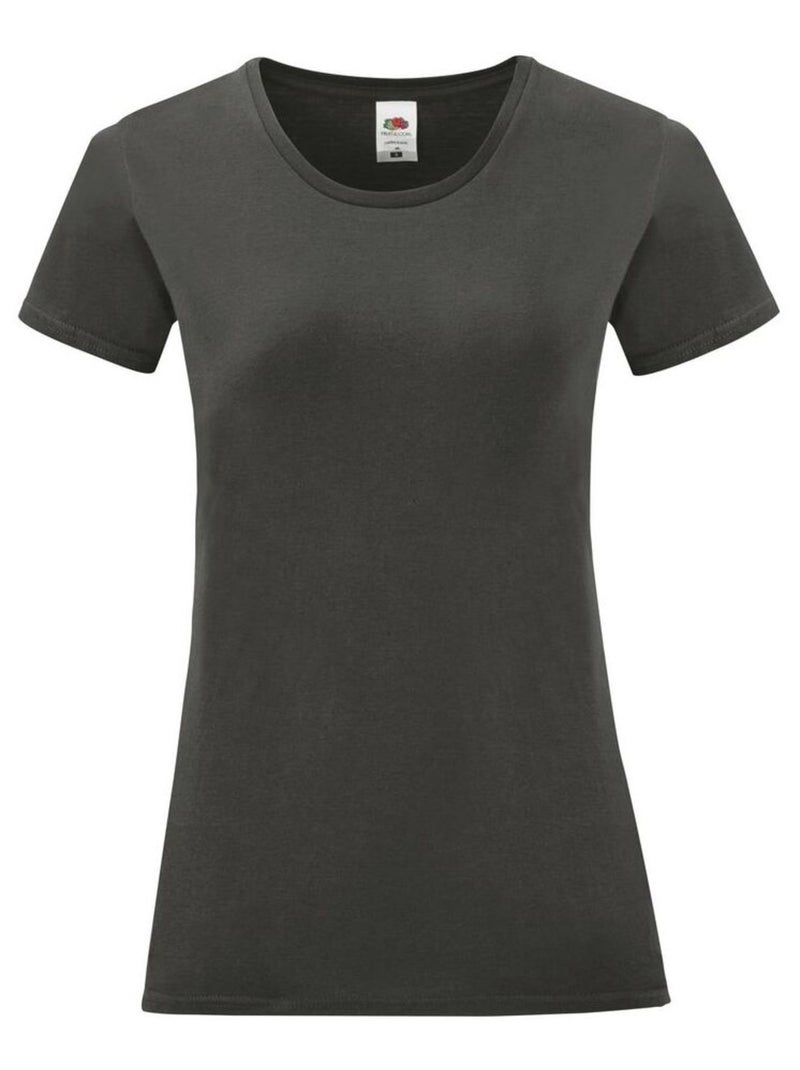 FruÇa of the Loom - T-shirt ICONIC Gris foncé - Kiabi