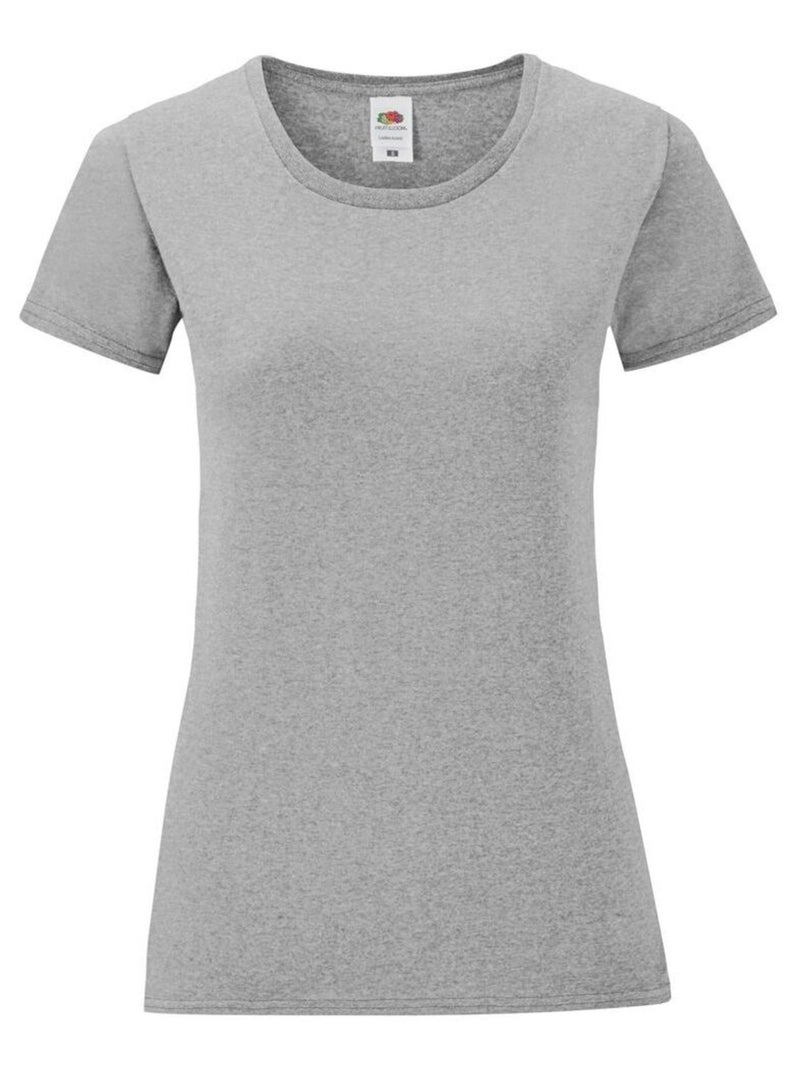 FruÇa of the Loom - T-shirt ICONIC Gris Gris clair - Kiabi