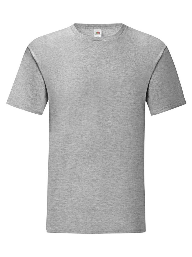 FruÇa of the Loom - T-shirt ICONIC Gris Gris clair - Kiabi