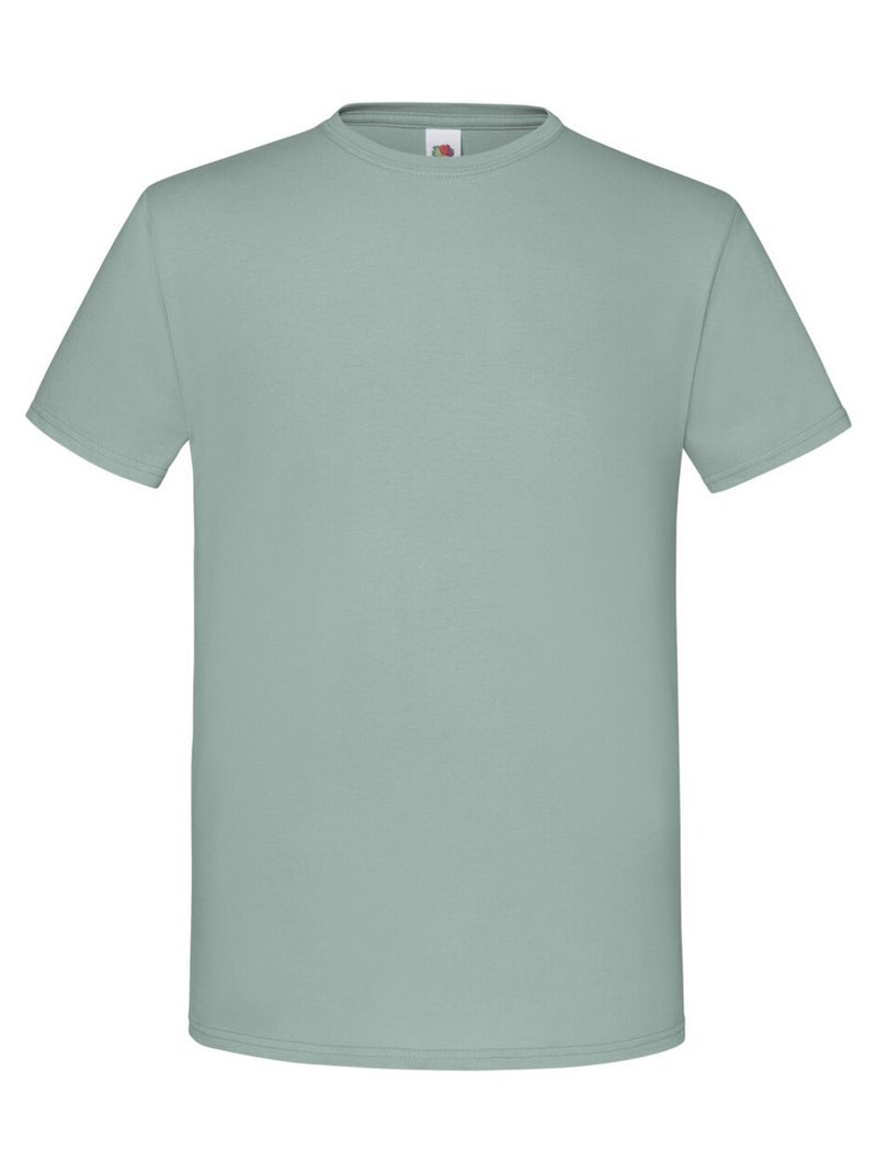 FruÇa of the Loom - T-shirt ICONIC Gris Vert - Kiabi