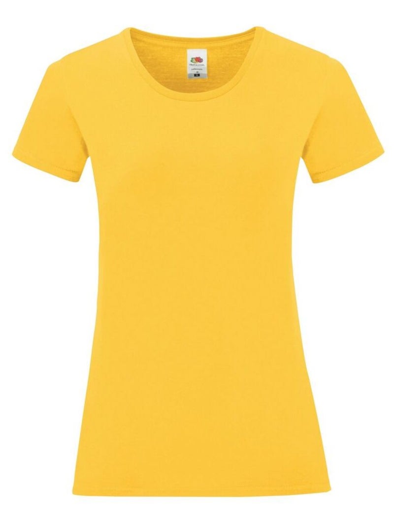 FruÇa of the Loom - T-shirt ICONIC Jaune - Kiabi