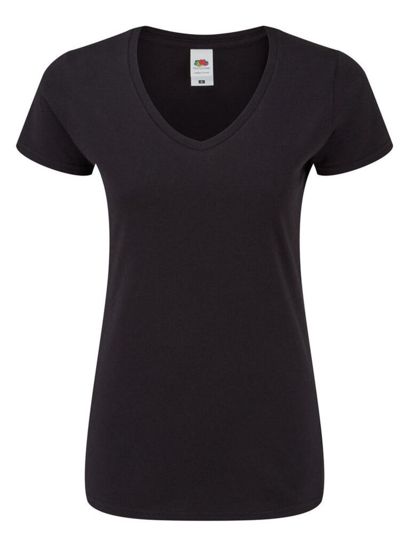 FruÇa of the Loom - T-shirt ICONIC Noir - Kiabi