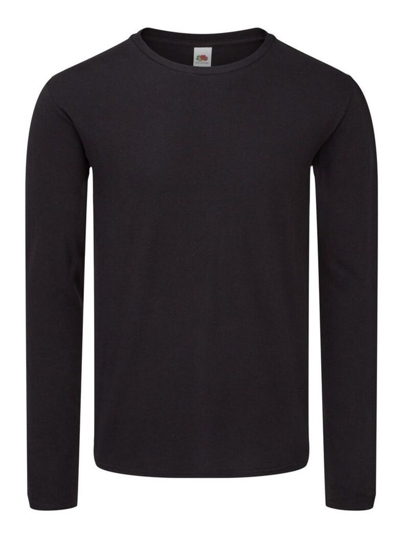 FruÇa of the Loom - T-shirt ICONIC Noir - Kiabi