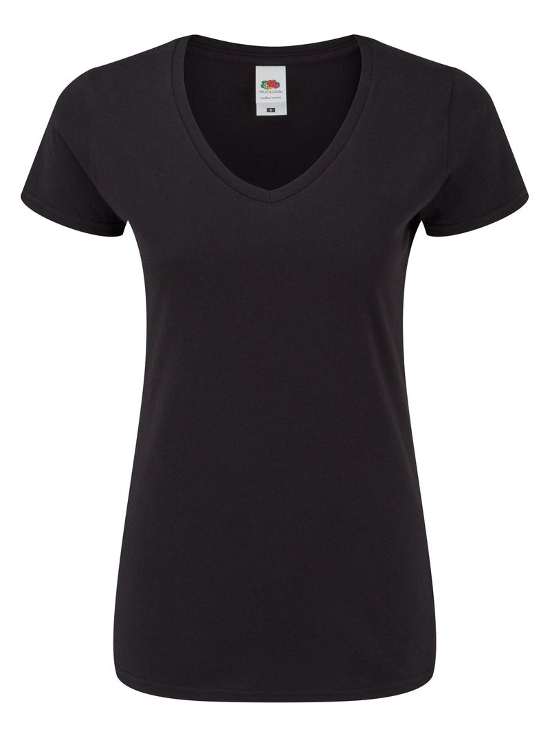 FruÇa of the Loom - T-shirt ICONIC Noir - Kiabi