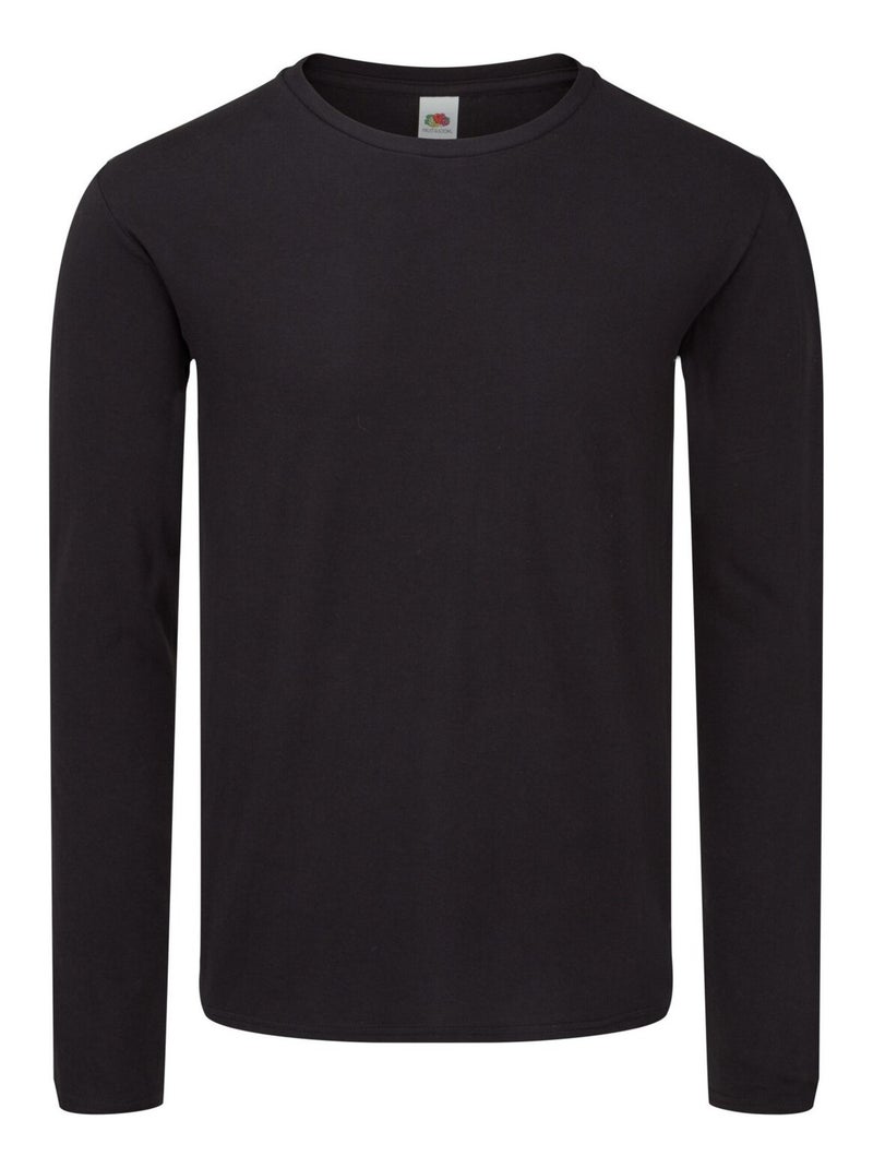 FruÇa of the Loom - T-shirt ICONIC Noir - Kiabi