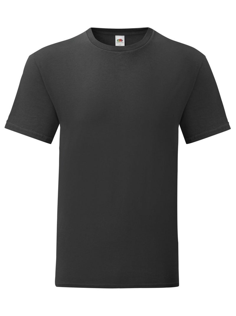 FruÇa of the Loom - T-shirt ICONIC Noir - Kiabi