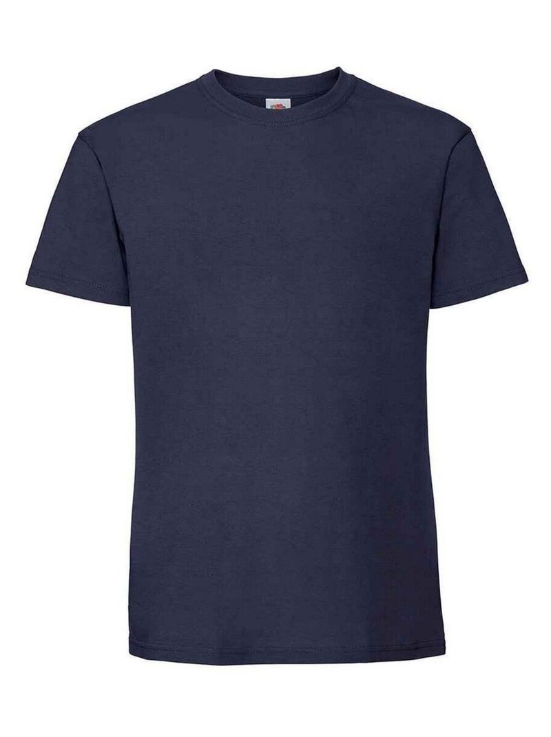 FruÇa of the Loom - T-shirt ICONIC PREMIUM Bleu marine - Kiabi