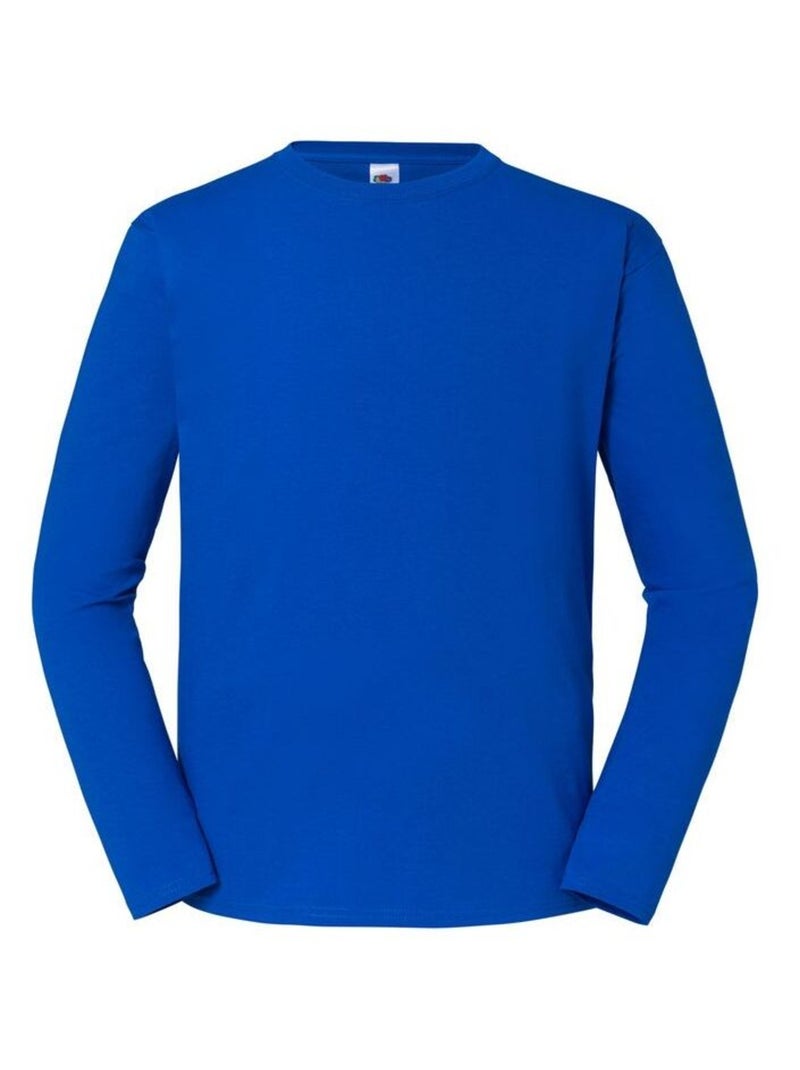 FruÇa of the Loom - T-shirt ICONIC PREMIUM Bleu roi - Kiabi