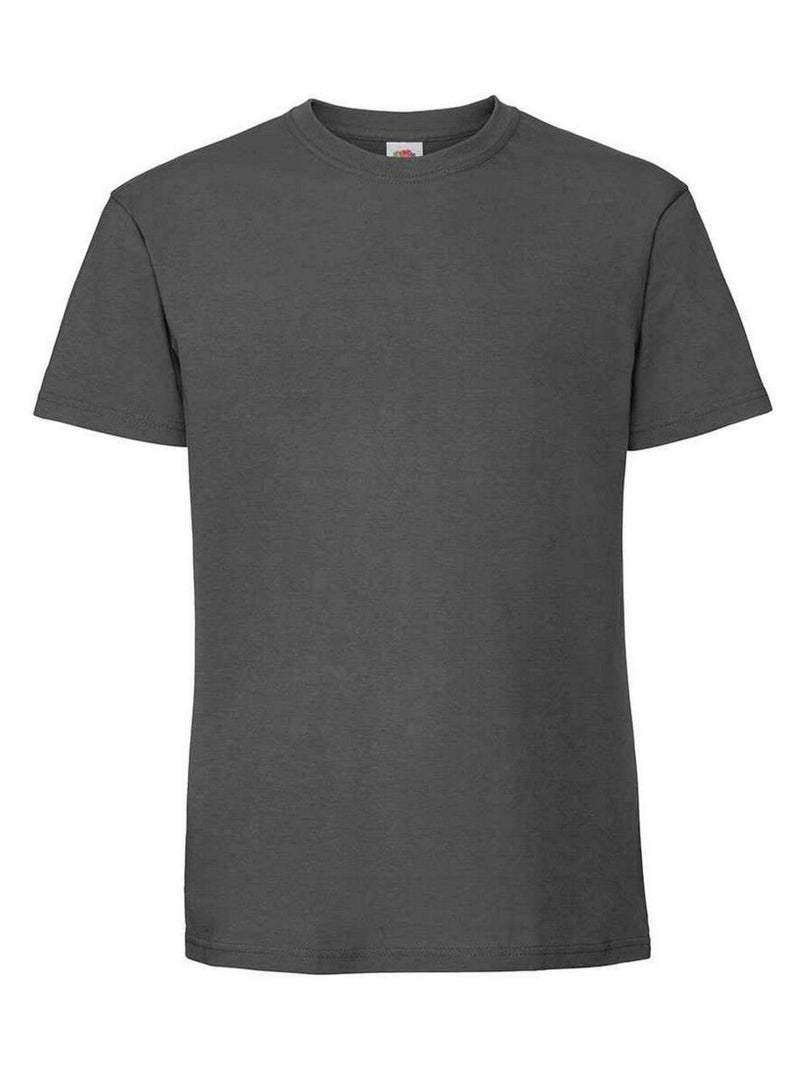FruÇa of the Loom - T-shirt ICONIC PREMIUM Gris foncé - Kiabi