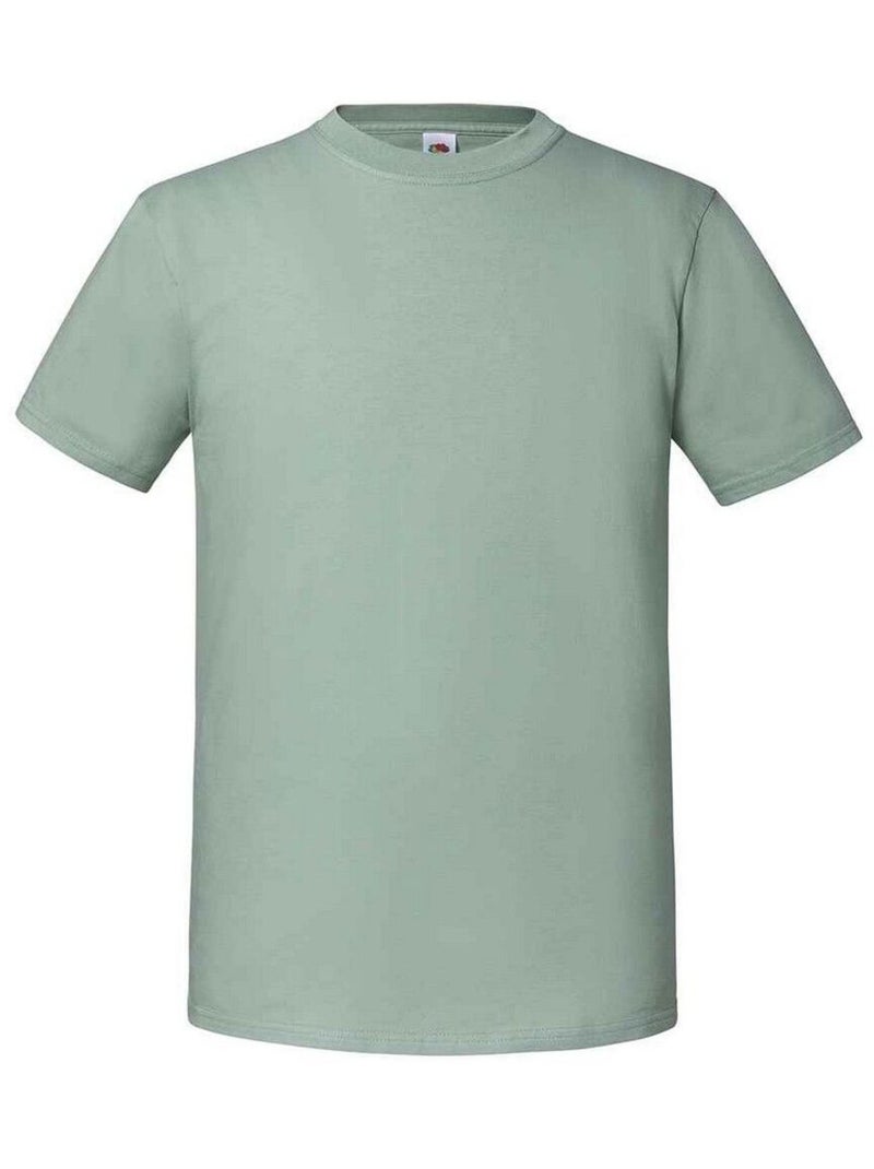 FruÇa of the Loom - T-shirt ICONIC PREMIUM Gris Vert - Kiabi