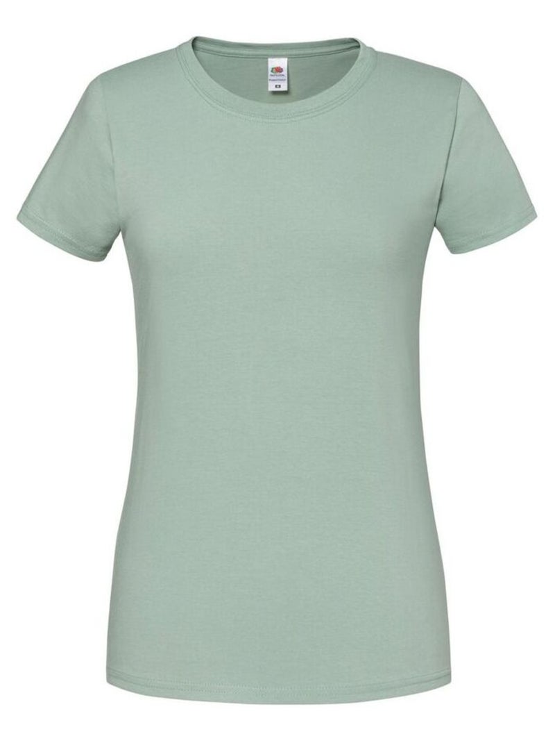 FruÇa of the Loom - T-shirt ICONIC PREMIUM Gris Vert - Kiabi