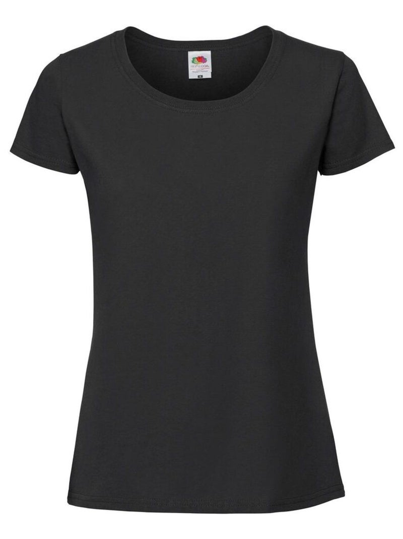 FruÇa of the Loom - T-shirt ICONIC PREMIUM Noir - Kiabi