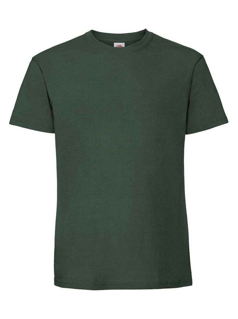 FruÇa of the Loom - T-shirt ICONIC PREMIUM Vert bouteille - Kiabi