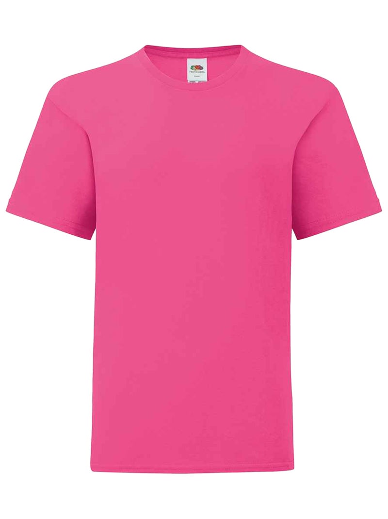 FruÇa of the Loom - T-shirt ICONIC Rose fushia - Kiabi