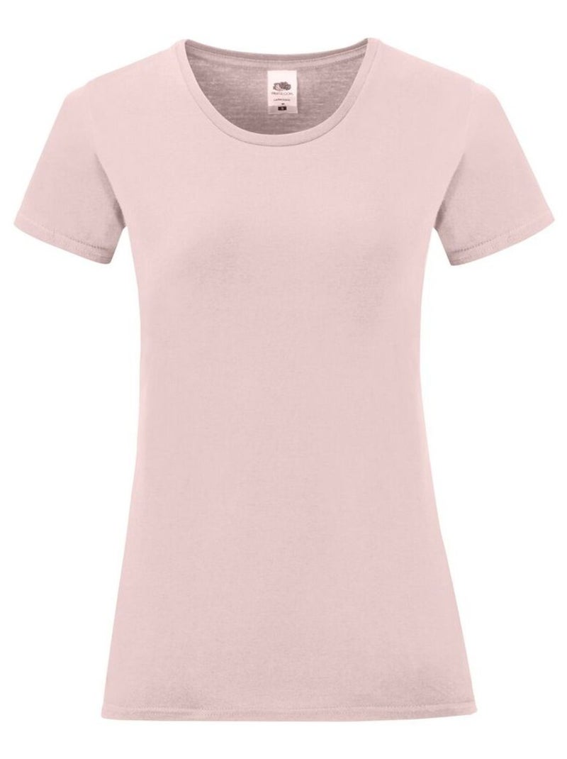 FruÇa of the Loom - T-shirt ICONIC Rose pâle - Kiabi