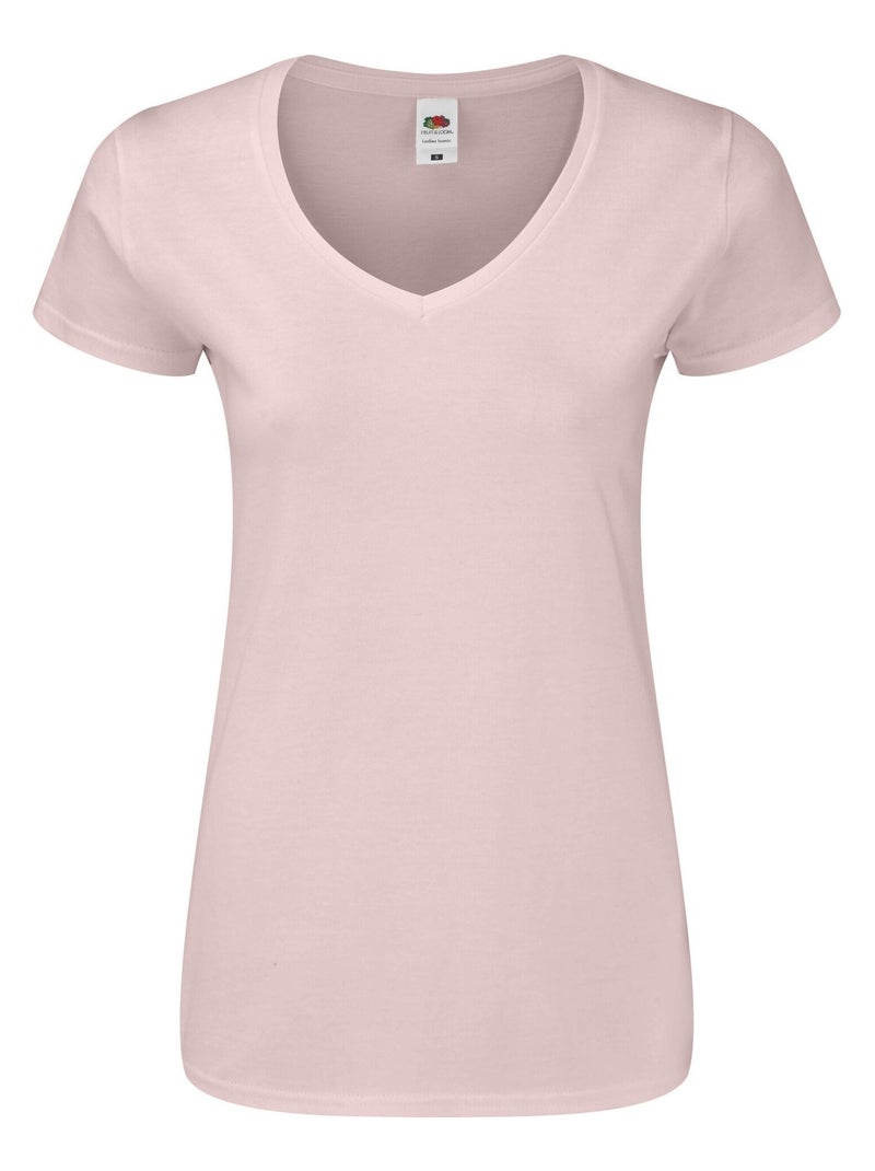 FruÇa of the Loom - T-shirt ICONIC Rose pâle - Kiabi