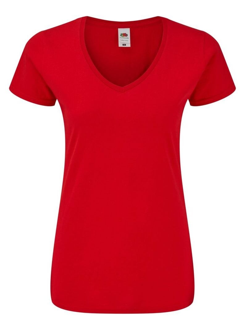 FruÇa of the Loom - T-shirt ICONIC Rouge - Kiabi
