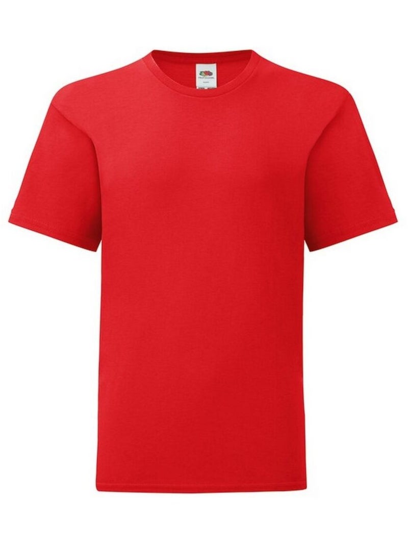 FruÇa of the Loom - T-shirt ICONIC Rouge - Kiabi