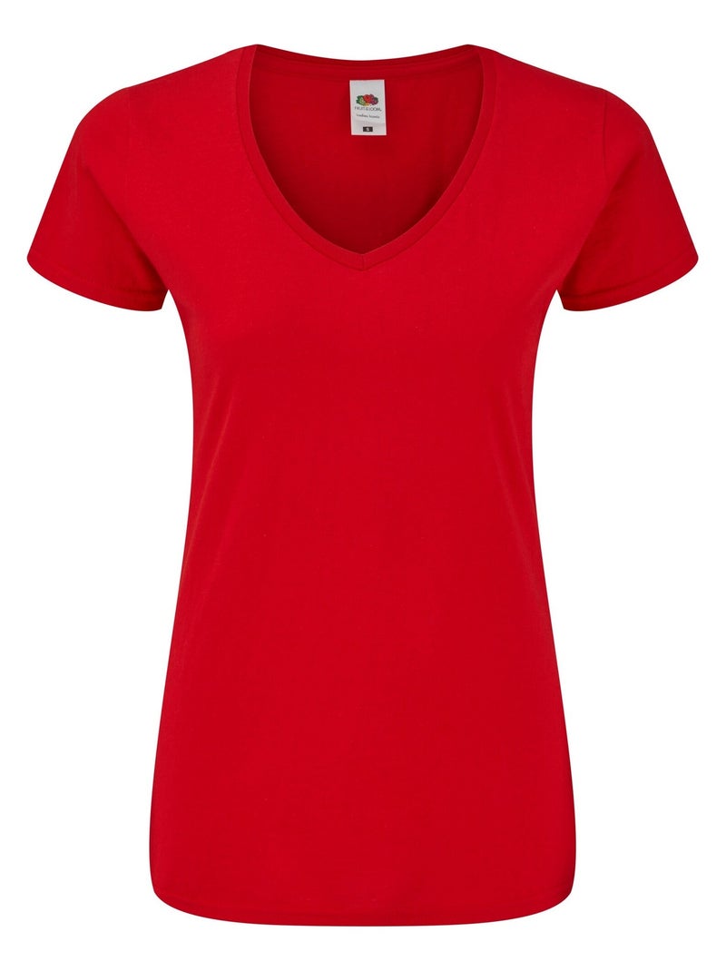 FruÇa of the Loom - T-shirt ICONIC Rouge - Kiabi