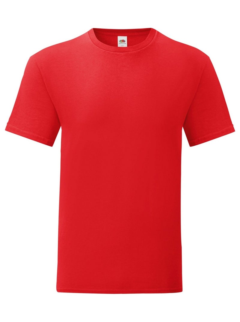 FruÇa of the Loom - T-shirt ICONIC Rouge - Kiabi