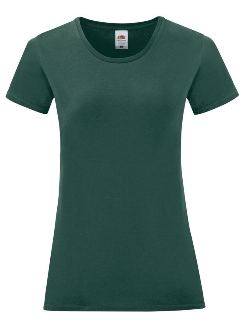 FruÇa of the Loom - T-shirt ICONIC Vert forêt - Kiabi