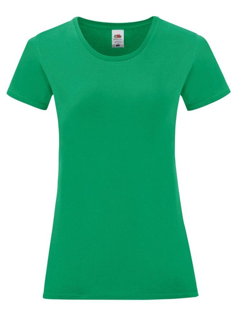 FruÇa of the Loom - T-shirt ICONIC Vert jade - Kiabi