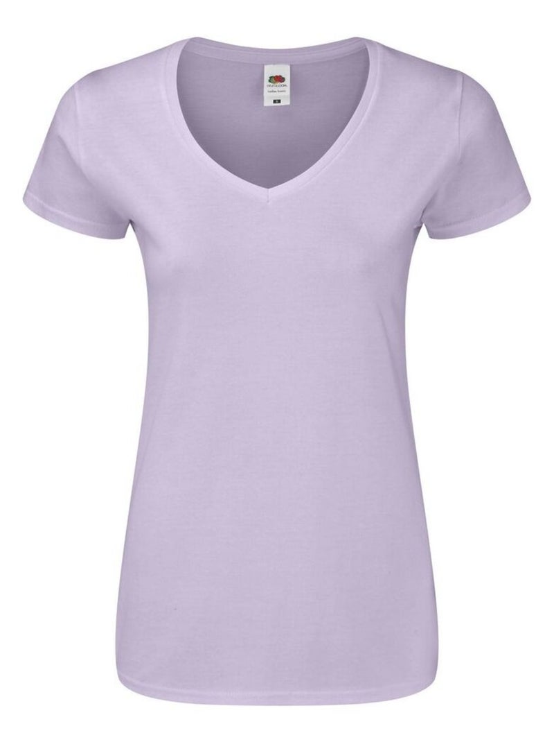 FruÇa of the Loom - T-shirt ICONIC Violet clair - Kiabi