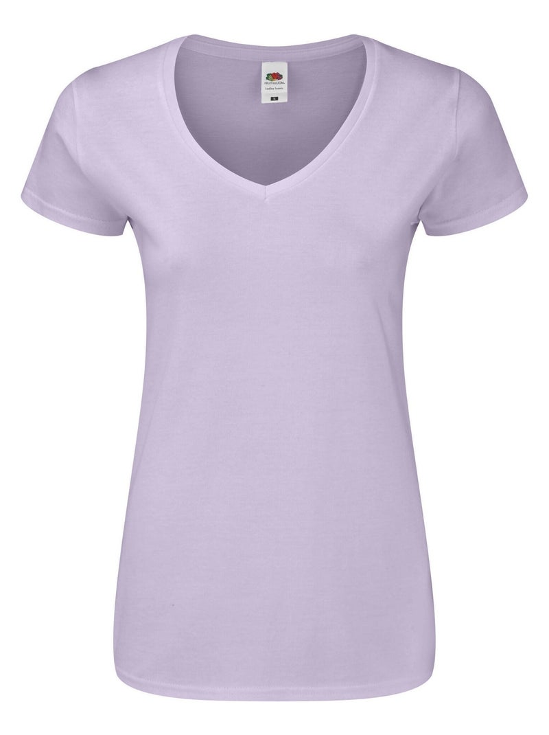 FruÇa of the Loom - T-shirt ICONIC Violet clair - Kiabi