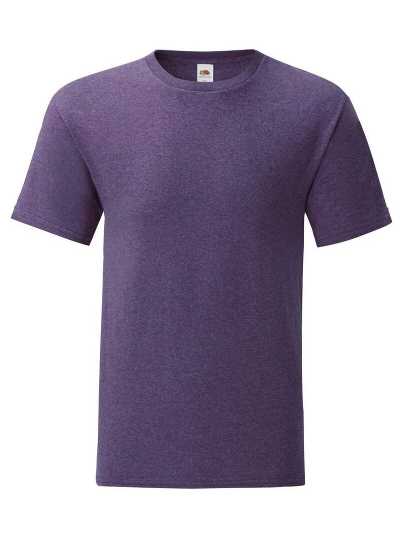 FruÇa of the Loom - T-shirt ICONIC Violet foncé - Kiabi
