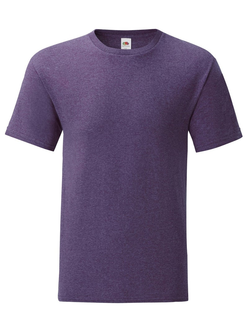 FruÇa of the Loom - T-shirt ICONIC Violet foncé - Kiabi