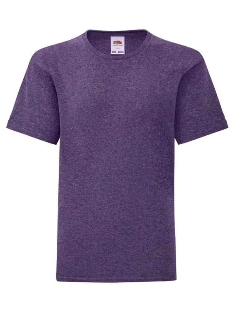 FruÇa of the Loom - T-shirt ICONIC Violet foncé - Kiabi