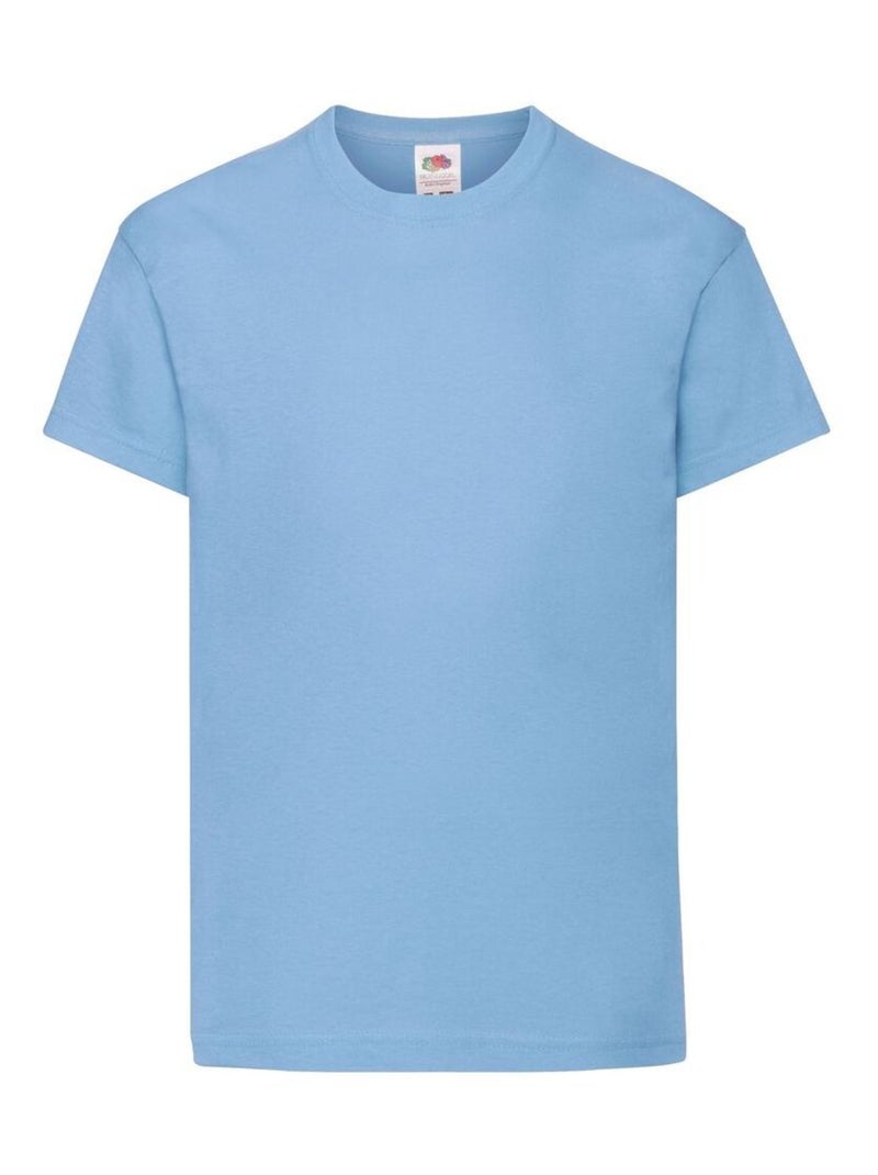 FruÇa of the Loom - T-shirt ORIGINAL Bleu ciel - Kiabi