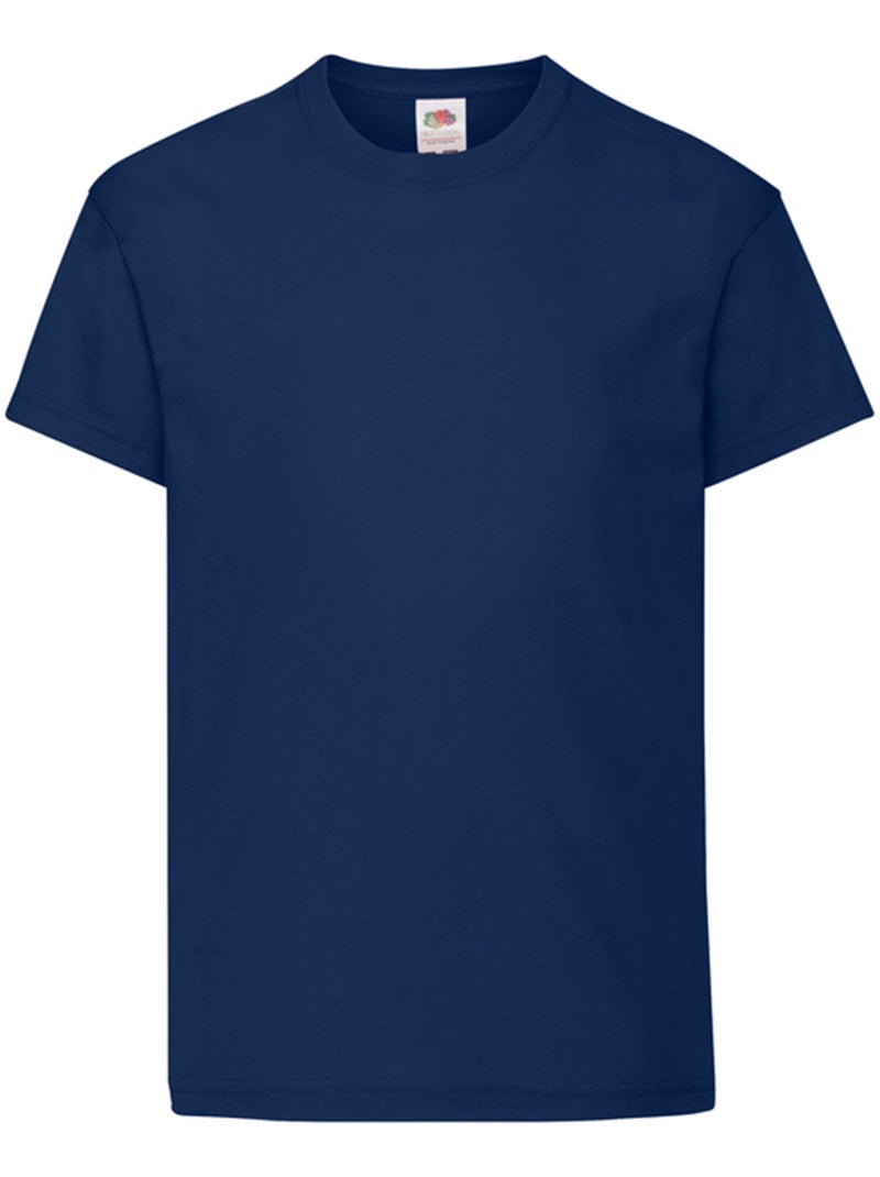 FruÇa of the Loom - T-shirt ORIGINAL Bleu marine - Kiabi