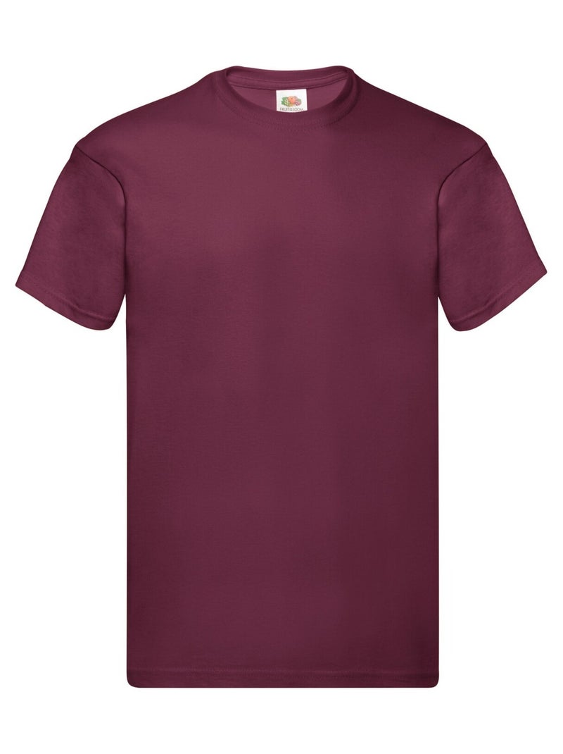 FruÇa of the Loom - T-shirt ORIGINAL Bordeaux - Kiabi