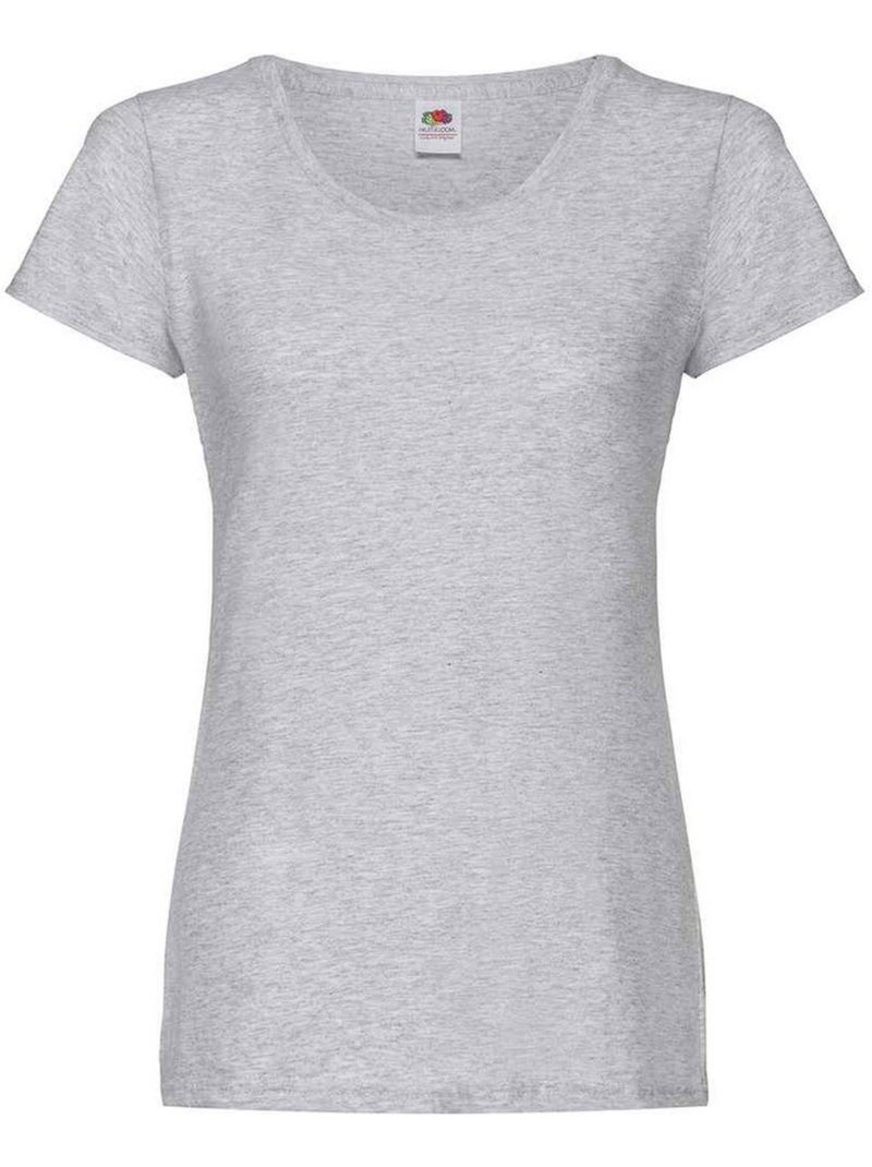 FruÇa of the Loom - T-shirt ORIGINAL Gris chiné - Kiabi