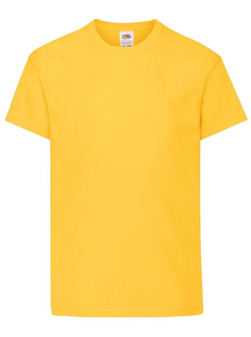FruÇa of the Loom - T-shirt ORIGINAL Jaune - Kiabi