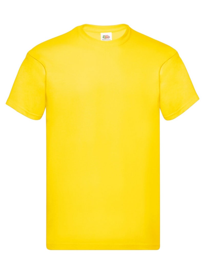 FruÇa of the Loom - T-shirt ORIGINAL Jaune - Kiabi
