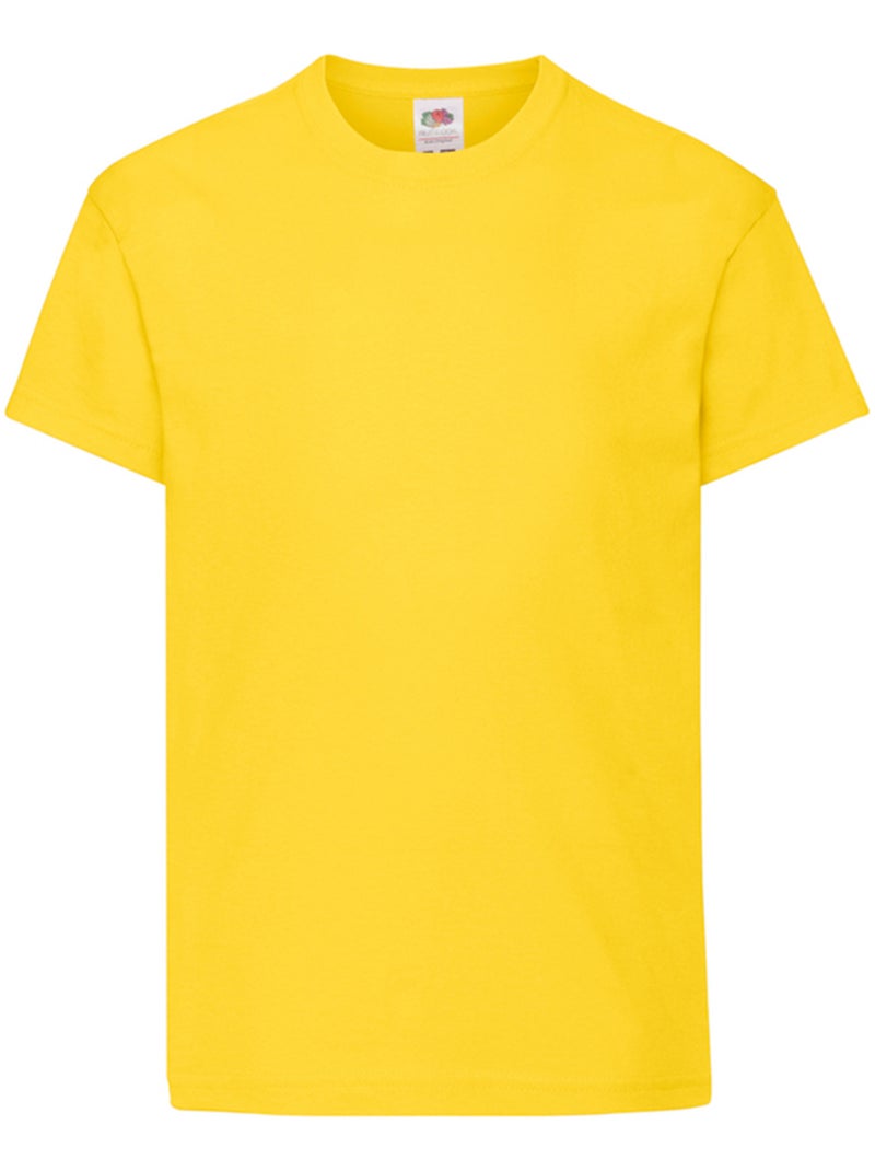 FruÇa of the Loom - T-shirt ORIGINAL Jaune moutarde - Kiabi