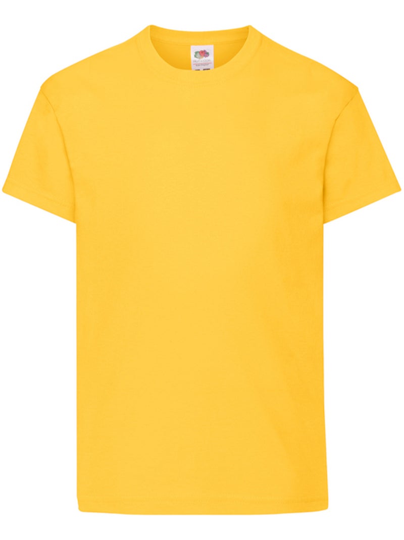 FruÇa of the Loom - T-shirt ORIGINAL Jaune moutarde - Kiabi