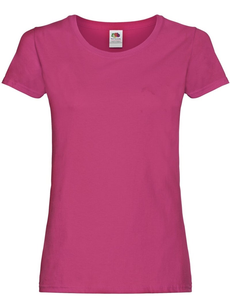 FruÇa of the Loom - T-shirt ORIGINAL Rose fushia - Kiabi